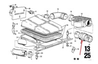 Bmw 6 e24 витратомір повітря багажник 13711260372 1260372 oem Зі Шроту, фото thumb