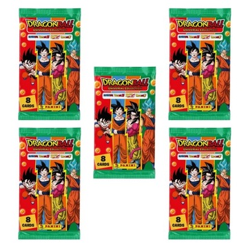 Альбомные открытки Panini в пакетиках Dragon Ball Universal Collection из коллекции Panini