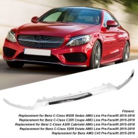 Купити Бампер передні 3pcs нижні хром 2058851374 заміна dla класу c wu, фото thumb