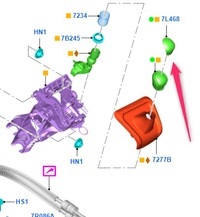 фото thumb №15, Накладка рычаг переключения передач переключения передач 6 - ступенчатая ford оригинальный номер