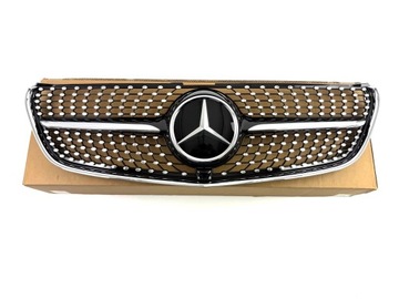 фото thumb №3, Решётка радиатора решётка mercedes v класс w447 15-19 amg diamond