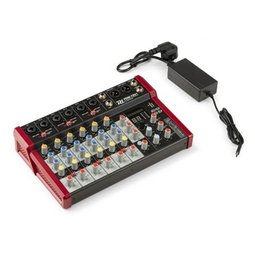 8-канальный студийный микшер PDM-Y801 BT phantom +48V Power Dynamics