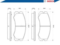 фото thumb №5, Bosch тормозные колодки тормозные opel перед frontera