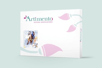 Malowanie po numerach 40x50 na blejtramie ARTIMENTO Urlopowiczka