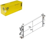 Купить Радиатор fiat ducato 2,2d 06- hella, фото thumb