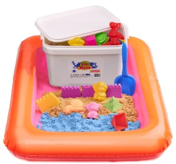 BibiMoon Kinetic Sand 4 кг Формы SANDBOX Pool SET XXL
