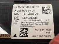 Фара правый  перед mercedes c-klasa w206 digital ходовие огни  a2069065404 Недорого, фото thumb