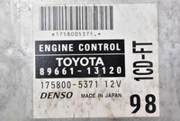 фото thumb №7, Блок керування 89661-13120 175800-5371 toyota corolla verso 1 i 2.0 d-4d 90 km