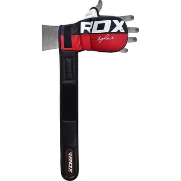 RDX T6 ПЛОТНЫЕ КОЖАНЫЕ ПЕРЧАТКИ ДЛЯ СПОРТИВНЫХ ММА КРАСНЫЕ L