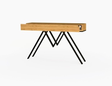 KONSOLA 80 cm DREWNO LITE DĄB OLCHA SKD-292
