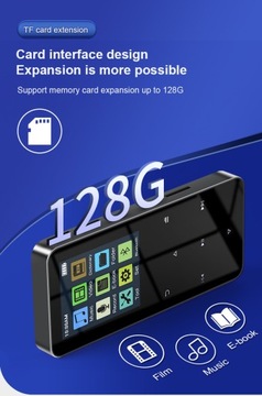 Музыкальный плеер MP3 MP4 Bluetooth 5.0 64G