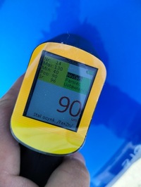 фото thumb №11, Капот оригинал лак nissan note e11 цвет bv4 g 2005-2008