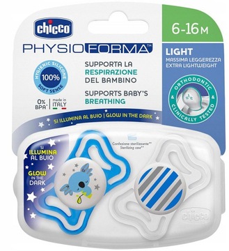 Соска CHICCO PHYSIO SOOTHING 6-16м x2 шт.