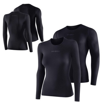Термоактивная толстовка, длинный рукав, сетчатая толстовка Brubeck Base Layer L