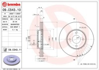 фото thumb №3, Тормозные диски тормозные колодки перед brembo nissan note