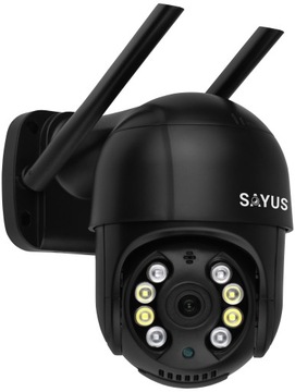 ВРАЩАЮЩАЯСЯ НАРУЖНАЯ IP-КАМЕРА WiFi 4K ULTRA HD ЗУМ ОБНАРУЖЕНИЕ ЧЕРНОГО 8MPx