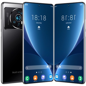 Смартфон M12 Ultra с экраном 7,3 дюйма, 16 ГБ и 1 Тл, черный