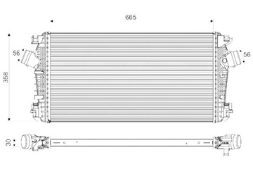 фото thumb №2, Интеркулер bez клапана agr opel astra j astra j gtc cascada zafira c