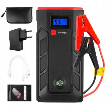 BOOSTER JUMP STARTER ROZRUCH 2000A 12V POWERBANK 10400 MAH