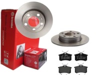 фото thumb №1, Тормозные диски тормозные колодки brembo задняя audi a3 skoda octavia