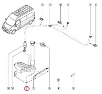 фото thumb №10, Оригінальний номер бак омивача renault megane ii scenic ii 7701207665