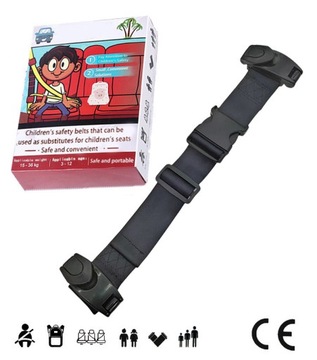 SMART KID BELT Автомобильный ремень вместо автокресла и подушки Одобрение CE