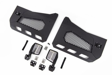 фото thumb №13, Дверь полудвери ковбойские алюминий 5mm+ зеркало jeep wrangler jk 07-17 4d