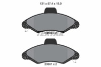 Textar гальмівні колодки гальмівні ford перед escort 90- Ціна, фото thumb