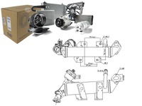 фото thumb №1, Радиатор выхлопных газов renault espace iv laguna laguna iii latitude master