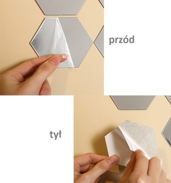 Настенное украшение Зеркало декоративное Hexa 4 см