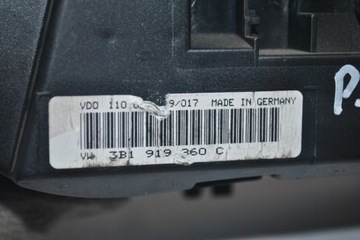 фото thumb №6, Спидометр манометр vw passat b5 1.9 tdi 3b1919860c