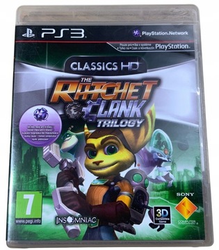 Полный диск RATCHET CLANK TRILOGY BDB+ Z PL PS3