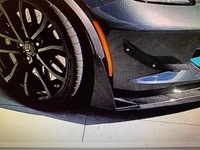 фото thumb №5, Chevrolet corvette c7 накладка спойлер права перед