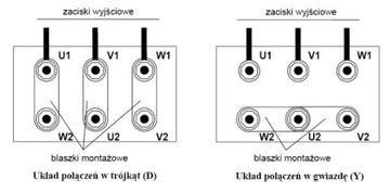 Клеммная колодка куба электродвигателя 6xM4