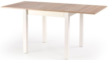 РАСШИРЯЕМЫЙ стол 80x80 см GRACJAAN SONOMA-ДУБ БЕЛЫЙ