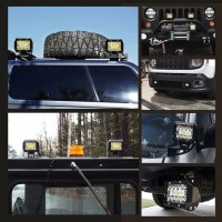 Усиленная фара рабочая led 90w противотуманная фара автомобильный фара прожектор 12v 24v Доставка, фото thumb