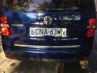 Vw touran 1t1 1t2 - молдинг хром крышка багажника тюнинг Оригинал, фото thumb