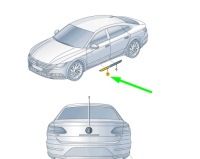 фото thumb №6, Vw arteon samoprzylepna шильдик na крыло передний правое 3g8853688jdpj