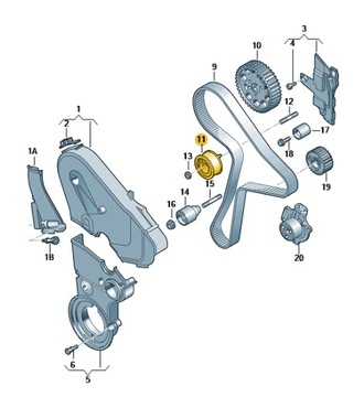 НАТЯЖНОЙ РОЛИК VOLKSWAGEN AUDI SEAT SKODA OE