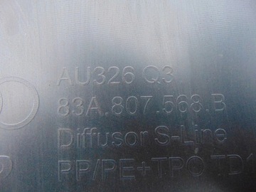 фото thumb №11, Накладка бампера зад спойлер audi q3 83a s-line