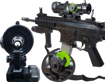 KARABIN SUBKARABINKA PDW METALOWY NA KULKI REPLIKA + KULKI 800 szt. GRANAT