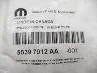 фото thumb №6, Ограничитель ремень крепления дверь jeep wrangler jk 55397012aa