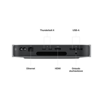 Apple Mac mini M2 8 ГБ/256 ГБ серебристый