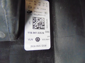 фото thumb №15, Лампа ліва перед volkswagen vw id4 європа 11b941035n