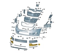 фото thumb №1, Накладка фара przeciwm. str.prawa skoda octavia oe:5e0807682f9b9