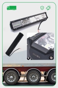 фото thumb №2, Панель led лампа робоча 12v 24v 72led 34cm гомологація led bar