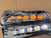 фото thumb №16, Бампер передний - стиль raptor + led ford f-150 f150 2021-2023 комплектный