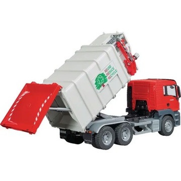 Bruder MAN TGS 03761 мусоровоз с боковой загрузкой
