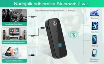 (Новейший) адаптер Bluetooth 5.0 Aux для автомобиля