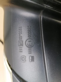 Зеркало правое vw touareg i рестайлинг  7 pin 06-10 la7w Оригинал, фото thumb